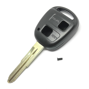 L-exus GX470 RX350 ES300 RX300 RX400h SC GS LS T-oyotaノーカットブランクブレード用交換用2ボタンリモートキーシェルケースカバー - Product Image 3
