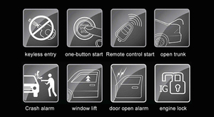 spy Lcd Screen Pager <strong>5000m</strong> Two Way Universal Remote Engine Start Car <strong>Alarm</strong> &amp; Sensors System Security - Product Image 6
