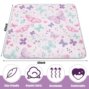 מרית קצף בייבי לשחק מחצלת 50 "x50" פליימחצלת לתינוקות ופעוטות עבות אחת זחילה מחצלת ללא החלקה כרית לתינוק