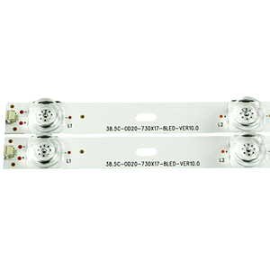 JY-750 38.5C-OD20-730X17-8LED-VER10.0 94 volt led şerit arka ışık led tv lamba 38.5C-OD20-730*17 730mm 8 leds 3V kare lens - Product Image 1