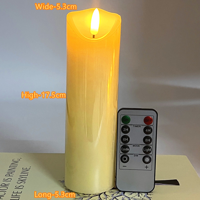 Télécommande 5,3*17,5 cm : embout de bougie tête de balle ivoire.