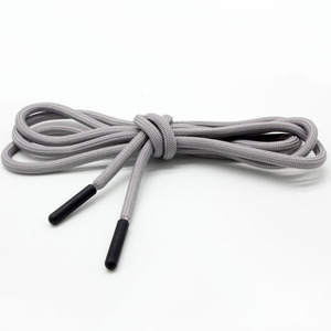 Cordón de cordón plano multicolor, cuerdas personalizadas con extremo de plástico para capucha/zapatos/ropa - Product Image 1