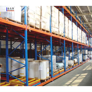 Sistema de estantería deslizante para almacén de comercio electrónico, estantería de almacenamiento industrial de empuje automático, estantería de palés selectiva de alta densidad