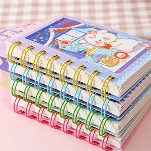 Cute Cheap Custom Mini Full Color <strong>Printing</strong> Art Paper Hard Cover School <strong>Notebook</strong> A5 B6 <strong>with</strong> <strong>Elastic</strong> Band - Product Image 2