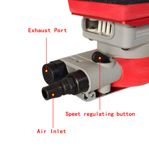 Grinding Machine Car Air Sander Polisher With 20Pcs Sandpaper Pneumatic Car Polishing <strong>Grinder</strong> Tool Square 75*100mm