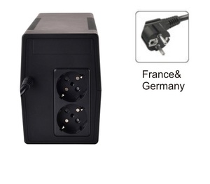 LA Fuente de alimentación ininterrumpida 500VA 600VA UPS Tiempo de respaldo de energía para computadora Computadora portátil Instalaciones de computadora Enrutador o monitor - Product Image 5