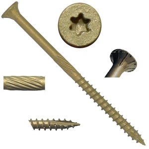 镀锌梅花驱动T15 T20木材自攻螺钉双CSK头 - Product Image 6