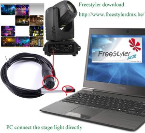 Adattatore di interfaccia da USB a DMX convertitore RS485 seriale 3pin XLR LED DMX512 pz per il controllo dello stadio cavo Dimmer con Chip FTDI - Product Image 6