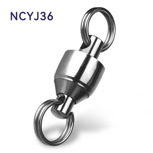 Popular Figure Eight Connector Bearing <strong>Swivels</strong> Powerful High Speed Rotating Ring Double Loop Welding <strong>Swivels</strong> - Product Image 3