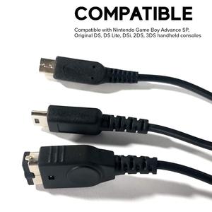 3 in 1สายชาร์จ USB สายชาร์จสำหรับ Nintendo DS GBA SP DSi 2DS 3DS XL - Product Image 3