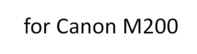 Pour Canon M200