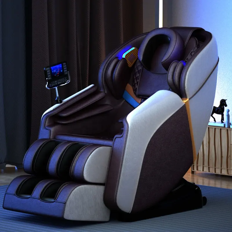 2023 Ai Music Luxury Shiatsu Massage Chair Foot Spa Full Body 8D Zero Gravity Air Pressure Best Quality Chair Massage