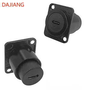 DAJIANG OEM personalizado USB 3,1 tipo C montaje en Panel acoplador Jack USB C hembra a hembra CSK agujeros DC Salida teléfono móvil Jack - Product Image 4
