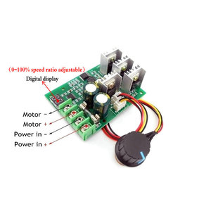 Digital display <strong>PWM</strong> <strong>DC</strong> <strong>motor</strong> <strong>speed</strong> <strong>controller</strong> display 0~100% adjustable drive module 6V12V24V36V48V60V Max30A - Product Image 3