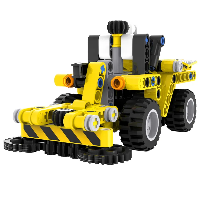 Bloco de tijolos barato por atacado para brinquedos, modelo de caminhão, máquina de brincar para crianças, escavadeira de carros, bloco de plástico de brinquedo