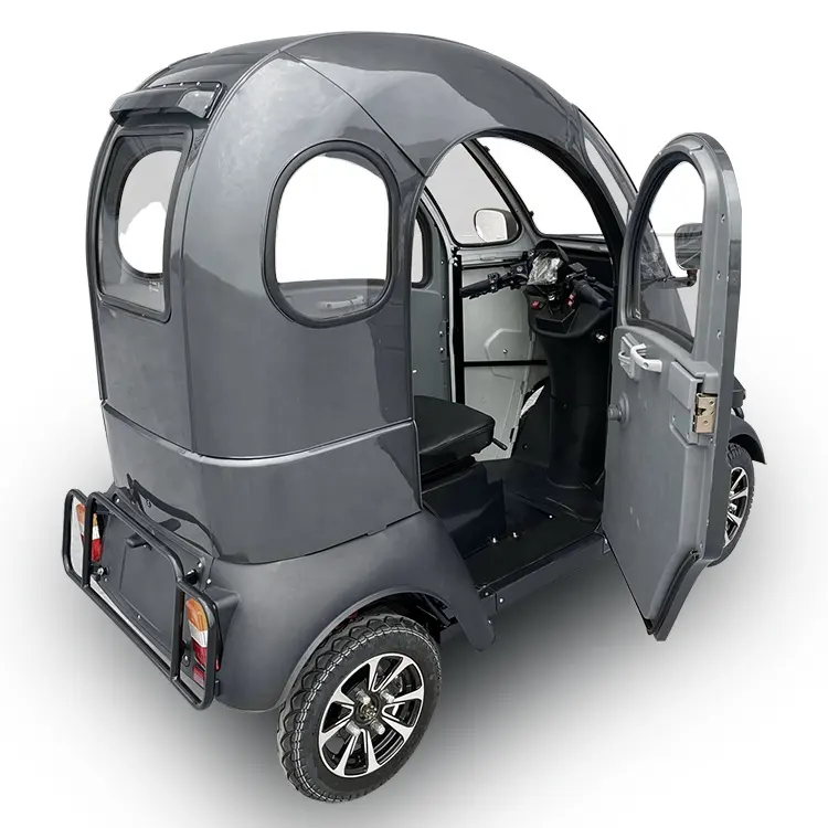 2023 популярные модели дешевые закрытые кабины Солнечный Электрический скутер мини-автомобиль для взрослых