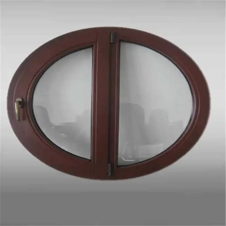 Y-TOP 2023 Round new window grill design aluminium round container with window circle glass window for house