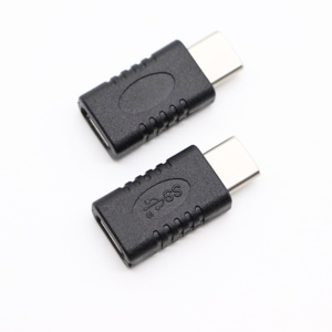 USB 3.1 Gen 2 10Gbps C型公对母适配器转换器直头 - Product Image 2