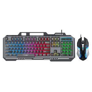 Factory Wired RGB Lighting <strong>Mouse</strong> <strong>Keyboard</strong> Combo 104 Keys for PC Gaming on <strong>Computer</strong> Laptop Desktop Home Office - Product Image 6