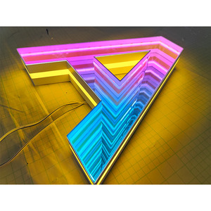ウォールサイン3D LEDネオンサインインフィニティミラーライトインフィニットミラー電子サインインフィニティミラーLED - Product Image 2