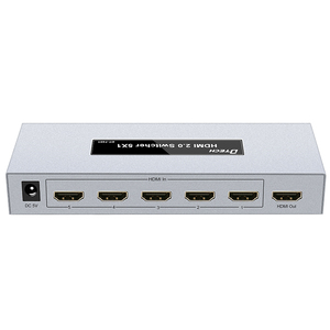 4k hdmi kvm切换器5x1 10m金属外壳hdmi分离器5合1端口电缆多开关28awg，用于ps3/ps4播放器 - Product Image 2