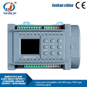 Huaqingjun 8-in 8-out Relay Output PLC 2AO 0-20mA RS485 Communication Modbus <strong>Programmable</strong> <strong>Logic</strong> <strong>Controller</strong> for Smart Farm - Product Image 4