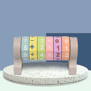 HOYE CRAFT Arithmetic Cylindrical Cube Learning Math Toy Montessori Preschool Educational <strong>Counting</strong> Game - Product Image 3