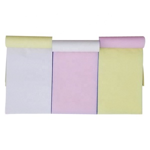 2 3 piezas personalizadas Multicolor copia sin carbón inyección de tinta láser Digital formas continuas Oficina NCR papel - Product Image 4