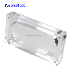 PSP1000 için akrilik kutu manyetik kapak kılıf PSP2000 için yüksek şeffaf ekran kutusu/3000 PSP oyun konsolu gitmek saklama kutusu - Product Image 2