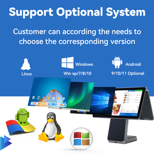 Máquina de hardware de escritorio Sistema de punto de venta minorista Windows Todo en uno Cajas registradoras Sistema de terminal POS para tienda minorista - Product Image 3