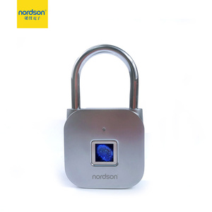 迷你USB充电智能指纹锁挂锁柜指纹锁包挂锁 - Product Image 6