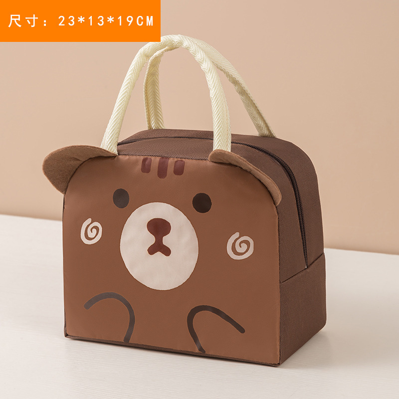 Orso bruno in stile cartone animato