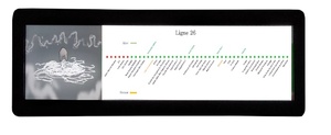 Pantalla de publicidad LCD para autobús, con señalización digital, compatible con varios formatos de vídeo múltiples - Product Image 4