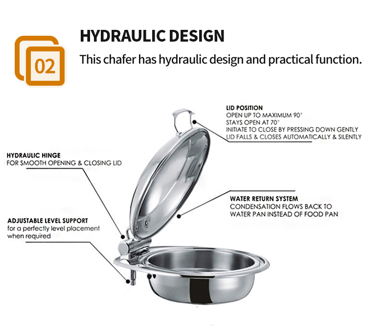chafing dishes for sale hotel used stainless steel  luxury food warmer buffet set chafing dish