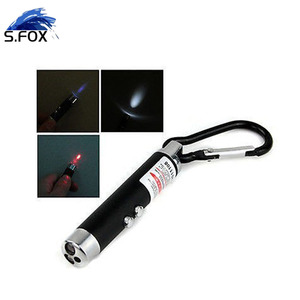 Mini 3 in 1 Multifunction <strong>Laser</strong> Light <strong>Pointer</strong> Carabiner LED UV Keychain Flashlight - Product Image 3