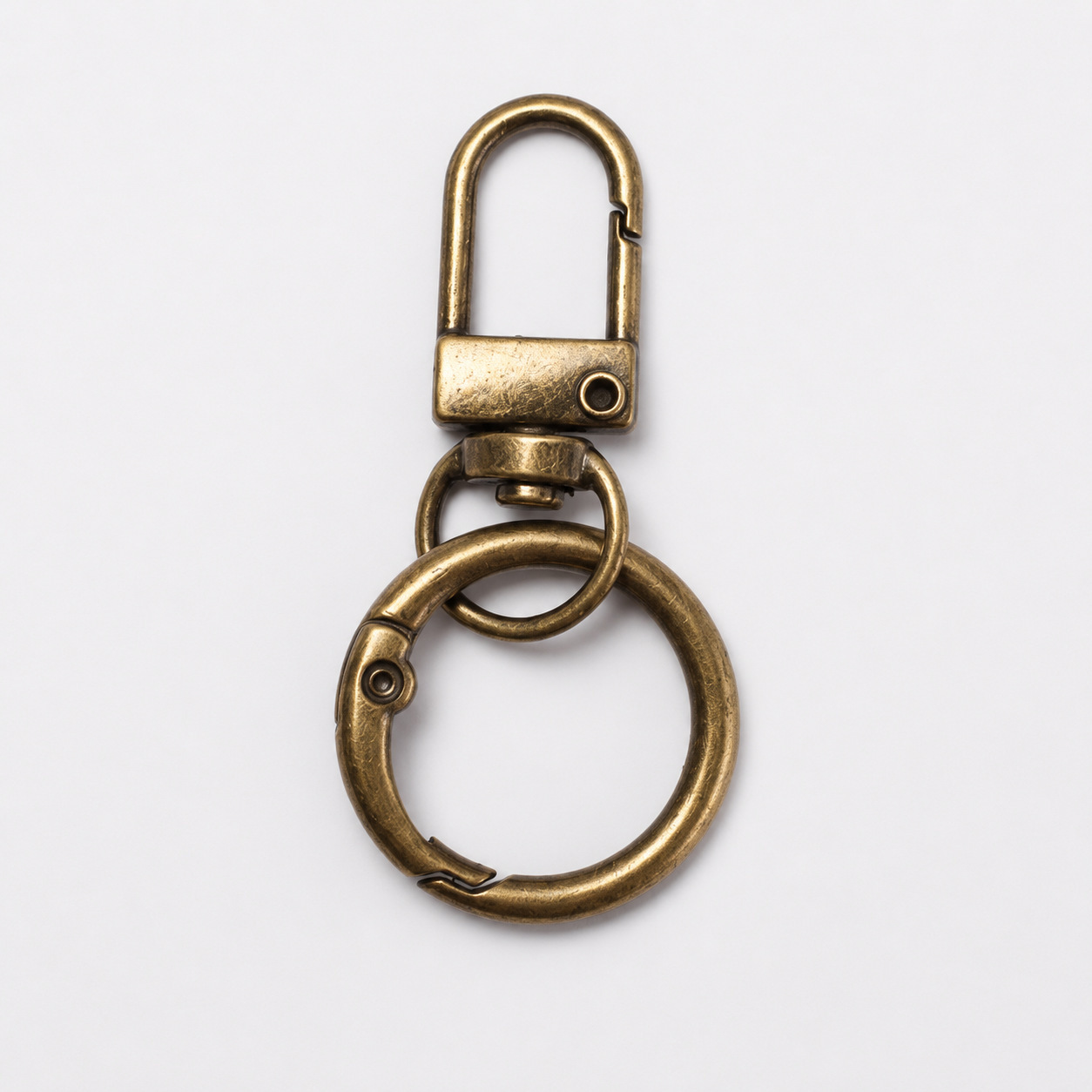 Bronze-colored door latch spring buckle