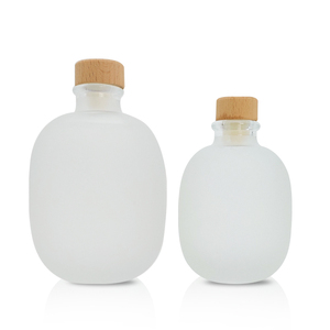 空のスピリットウォッカGin <span class=keywords><strong>Wine</strong></span> Liquor Rum密封保管ボトル透明ガラスジュースウイスキーパッキングボトルゴム栓付き
