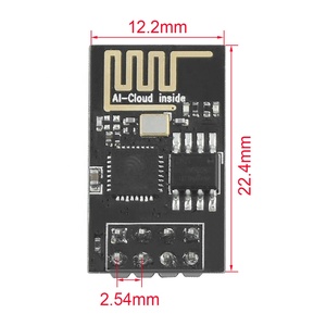 ESP8266 ESP-01 ESP01 seri kablosuz WIFI modülü kablosuz alıcı verici şeylerin Internet ESP 01 Model kurulu Arduino için