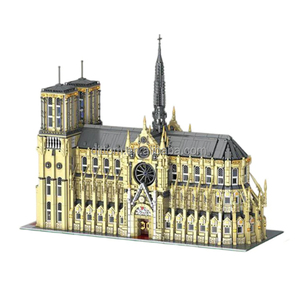 DIY Assembly Streetview Notre Dame Cathedral in Paris Bricks Architecture Model Educational <strong>Toys</strong> for Gifts Building Blocks Sets - Product Image 1