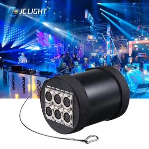การกระจายตัวแยกโครงโครง DMX แบบแยกแสง 6 ทิศทางและเอาต์พุตไฟเวที LED ตัวแยกสัญญาณ DMX512