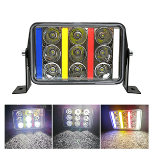 4 6 9 LED高輝度レッドホワイトブルートレーラー用オフロード4WD 4x4 SUVトラック外装アクセサリー用 - Product Image 5
