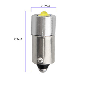 Upgrade LED Flashlight Bulb P13.5S E10 <strong>BA9S</strong> <strong>Base</strong> Socket Warm White LED Bulbs Replacement for Headlamp Flashlight Torch Lights