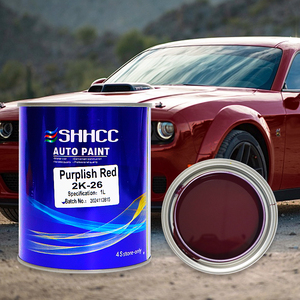 Vernice Auto Prezzo all'Ingrosso 2K Rosso Viola Vernice per Ritocchi Auto - Product Image 1