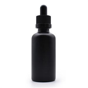 エッセンシャルオイル香水用5ml 10ml 15ml 20ml 30ml 50ml 100mlつや消しマットホワイトブラックガラスドロッパーボトル - Product Image 1