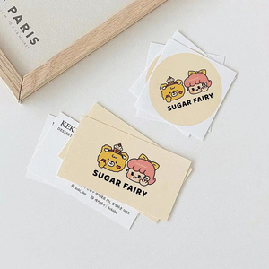14 Pt Cardstock ไม่เคลือบผิวคราฟท์ที่กำหนดเองขอบคุณบัตรขอบคุณบันทึกแบนขอบคุณการพิมพ์บัตร - Product Image 2