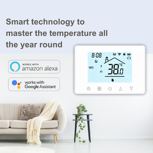 Programma di progettazione moderna termostato manuale con Controller di temperatura Touch Screen per riscaldamento a Gas termostato Smart Wifi - Product Image 4
