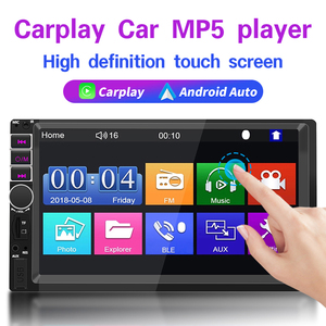 7 pollici 2 Din autoradio TFT Touch Screen supporto BT FM TF AUX Input Video Music lettore MP5 Carplay per Android Auto e Apple - Product Image 3