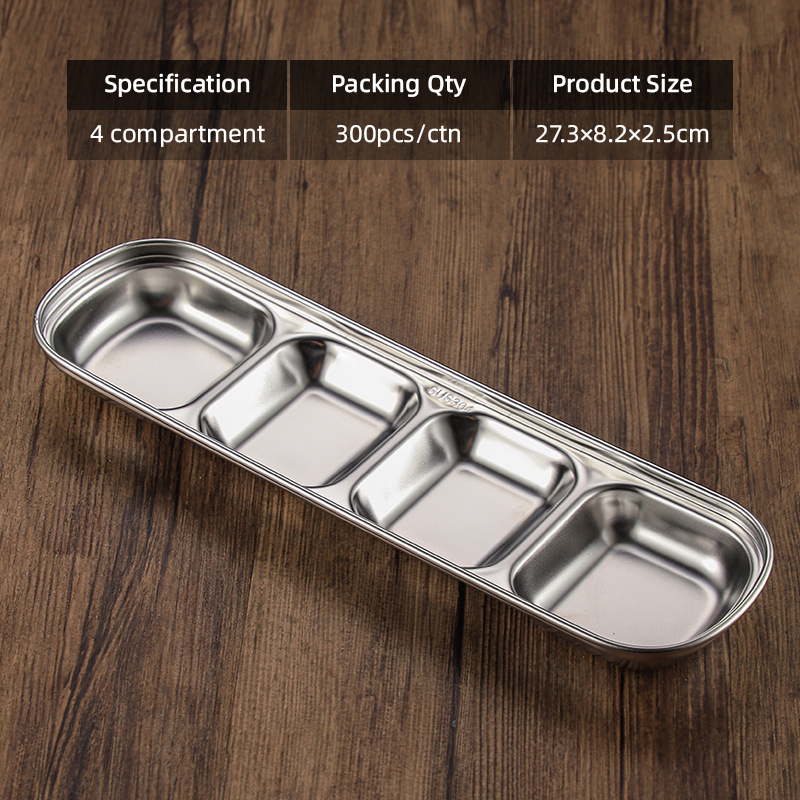 Carré Argent (quatre compartiments)
