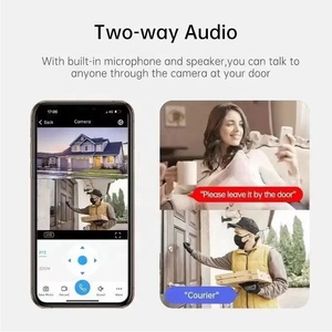 Çift ekran ekran alarmı itme PTZ IP66 PIR insan algılama hareket algılama güvenlik kameraları wifi kablosuz güvenlik kamera - Product Image 3