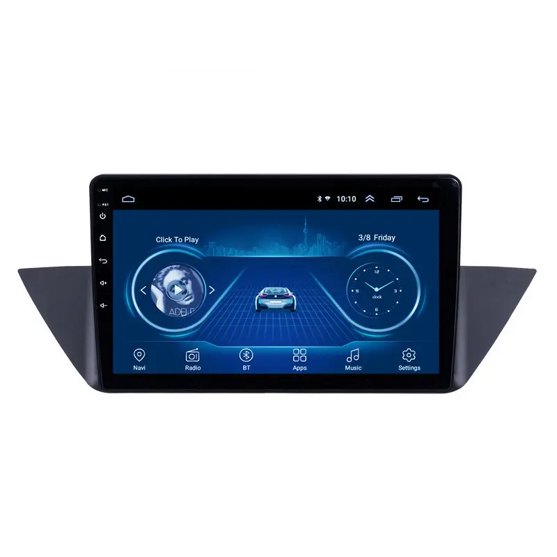 GPS Navegação Receptor Estéreo Reprodutor Multimídia Rádio Do Carro Android 12 para BMW X1